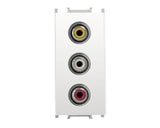 Priza Audio Stereo Thea Optima Rca, Alb