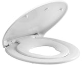 Capac Wc Pentru Copii Form & Style Family Termoplast Inchidere Lenta Alb 40-45x37 Cm