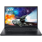 Laptop Gaming ACER Aspire 7 A715-51G-51QS, Intel Core i7-1260P pana la 4.7GHz, 15.6" Full HD, 16GB, SSD 1TB, NVIDIA GeForce RTX 3050 Ti 4GB, Free DOS, Negru