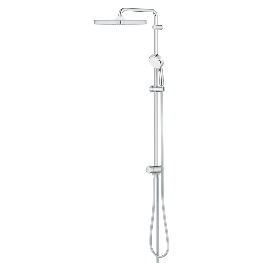 Coloana de dus Grohe Tempesta Cosmopolitan 250 Cube 26694000, 1/2'', dus fix 250 mm, diverter, 1 pulverizare, anti-calcar, Crom