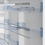 Frigider cu doua usi Beko B5RDNE594ZXB, 557 l, No Frost, HarvestFresh, Everfresh+, AeroFlow, Display, Clasa E, H 186 cm, Metal Look