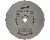 Disc Fierastrau Circular Wolfcraft Ø184x2, 4x16 Mm 100 Dinti