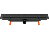 Rigola Dus MCH Line Black cu Gratar Inox Negru Mat 350 mm