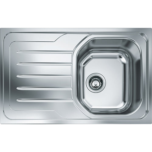 Chiuveta bucatarie inox Franke OLX 611, picurator stanga, 790 x 500 mm, Inox lucios