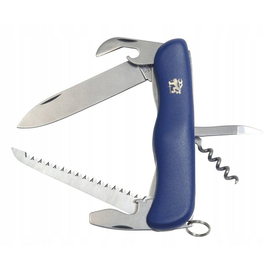 Cutit de buzunar, Mikov, Inox, Argintiu/Albastru