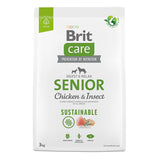 Hrana uscata pentru caini Brit Care Sustainable Senior, 3 kg