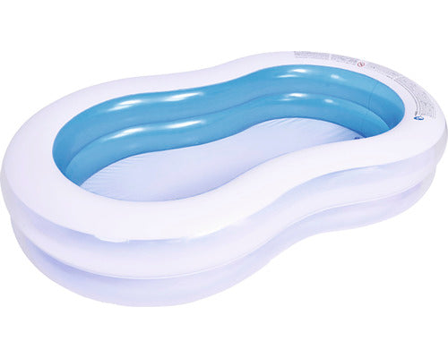 Piscina Gonflabila Fast-set-pool Family 240x140x47 Cm Capacitate 420 L Alb/albastru