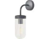 Aplica Yago E27 max. 1x60W, pentru baie IP44, negru/transparent