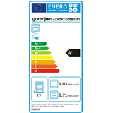 Cuptor Incorporabil GORENJE BPSAX6747A08BGWI, Electric, Autocuratare Pirolitica, 77 l, Clasa A+, Negru