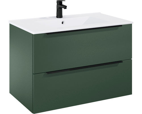 Set Roca Elegant Plus Baza Lavoar Si Lavoar 80 Cm Verde