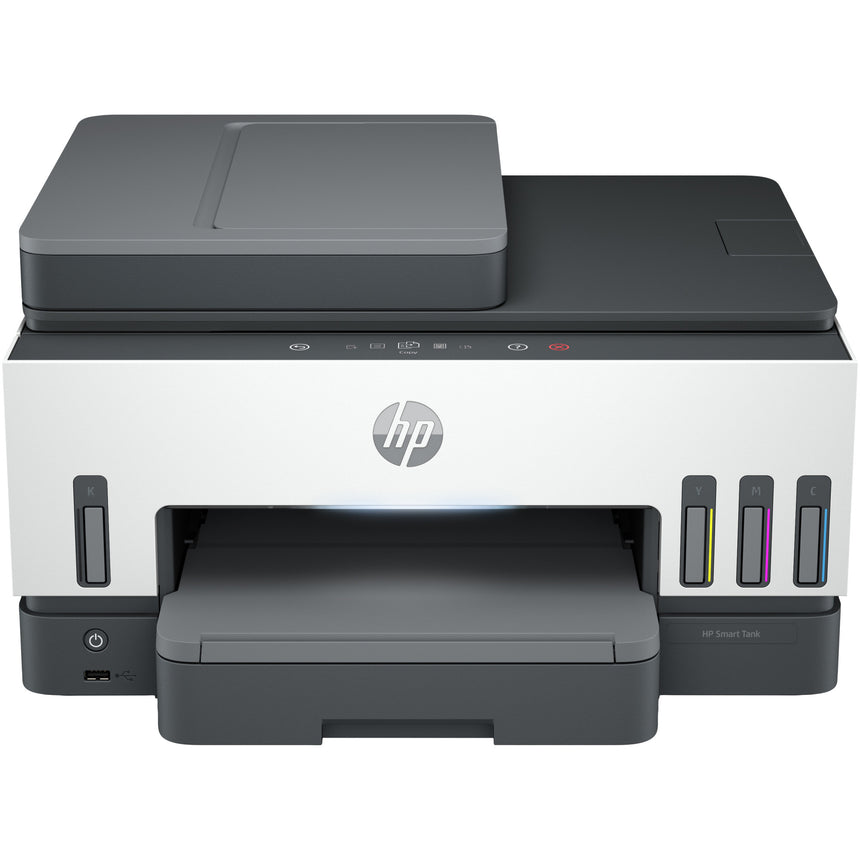Multifunctional inkjet color CISS HP Smart Tank 790 All-in-One Printer, Light Basalt, Retea, Wireless, ADF, Duplex, A4