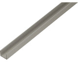 Profil Aluminiu Tip U Alberts 15x22x15x1, 5 Mm, Lungime 2m, Argintiu, Eloxat