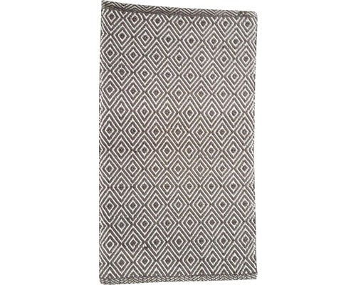 Covor Tesut Romburi Taupe/alb 65x130 Cm