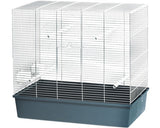 Colivie Ellen 80x45x75 Cm, Albastru/ Crom