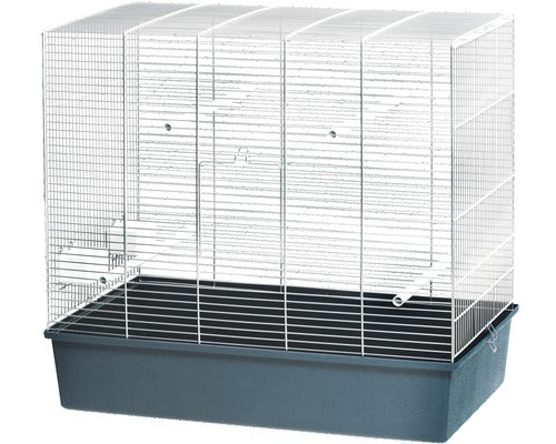 Colivie Ellen 80x45x75 Cm, Albastru/ Crom