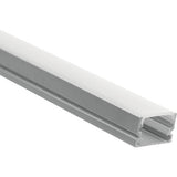Profil LED incastrat, 2LED001, aluminiu, anodizat, 200cm