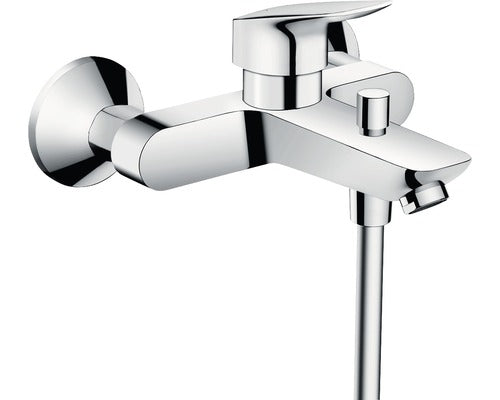 Baterie cada Hansgrohe Logis, cartus ceramic, valva antiretur, crom