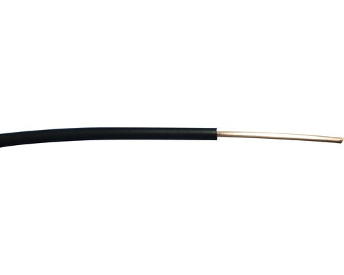 Conductor Fy (H07v-u) 1, 5mm² Negru, Inel 100m
