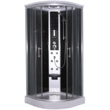 Cabina de dus cu hidromasaj Sanotechnik Quick Line, Scala, cu sistem de montaj rapid 90X90X215 cm