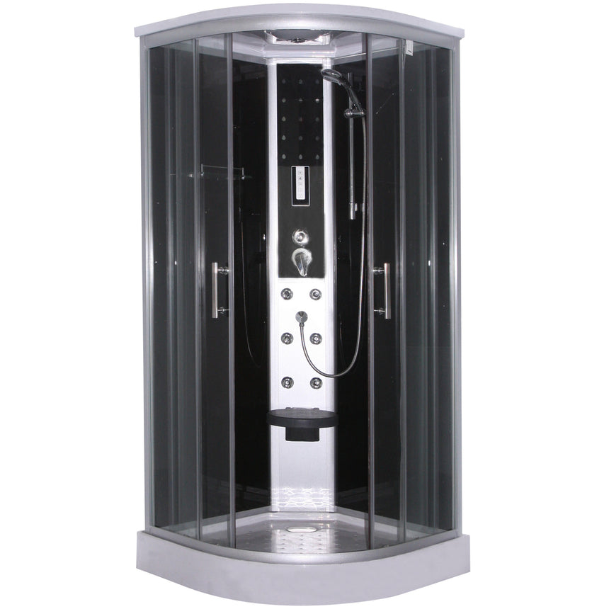Cabina de dus cu hidromasaj Sanotechnik Quick Line, Scala, cu sistem de montaj rapid 90X90X215 cm