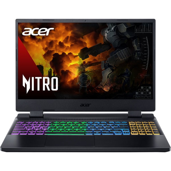 Laptop Gaming ACER Nitro 5 AN515-46-R2Q8, AMD Ryzen 5 6600H pana la 4.5GHz, 15.6" Full HD, 16GB, SSD 512GB, NVIDIA GeForce RTX 3070 Ti 8GB, Free Dos, Negru