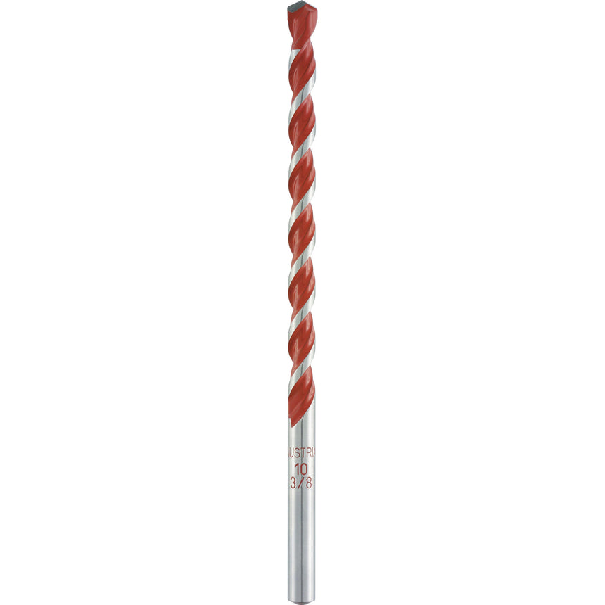 Burghiu universal MultiCut pentru caramida/lemn, Alpen, Fixare cilindrica, 5.0/150 mm, Rosu/Argintiu