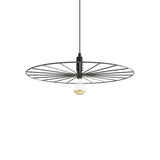 Lampa suspendata Thoro Lighting, negru, 1xE27, 45cm, inaltime reglabila, fara bec