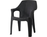 Scaun Plastic Babel 61x80x65 Cm Antracit