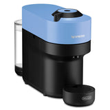 Espressor Nespresso by De'Longhi Vertuo Pop ENV90.A, 1260W, Extractie prin centrifuzie, Conectare telefon, 0.6L, Albastru, set capsule degustare inclus