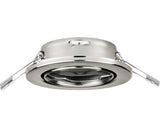 Spot Incastrat Agulo Gu10 35w Ø86 Mm, Nichel Mat, Pachet 3 Bucati