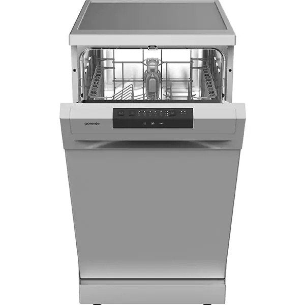 Masina de spalat vase GORENJE GS52040S, 9 seturi, 5 programe, 45 cm, Clasa E, Argintiu