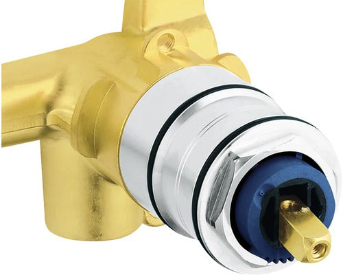 Corp incastrat baterie lavoar Grohe 23200000, 1/2'', monocomanda, montare in perete, cartus ceramic, alama