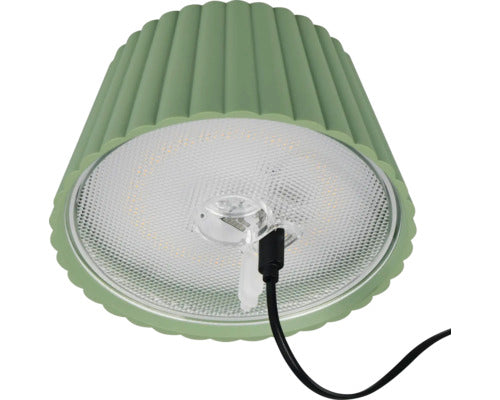 Lampa Stalp Exterior, LED 2W, IP44, verde, 120x19cm