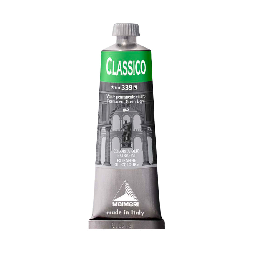 Vopsea in Ulei Classico Maimeri - Permanent Green Light - 60 ml