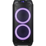 Boxa portabila MYRIA MY2615, 80W RMS, Bluetooth, Microfon fara fir, Radio FM, negru