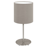 Lampa de masa, EGLO, 95726, PASTERI, E14, 1X40W, IP20, gri taupe (maro cenusiu)