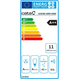 Hota decorativa CATA Legend 6000 XGBK, 70 W, 1 motor, 9 trepte viteza, 530 m3/h, 60 cm, inox