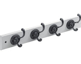 Cuier De Perete Cu 4x2 Carlige Hettich Country 500x80x96 Mm, Lemn Alb Lacuit