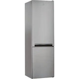 Combina frigorifica Indesit LI9S1ES, 372 l, Fast cooling, Less Frost, Crisper, Clasa F, H 201 cm, Argintiu