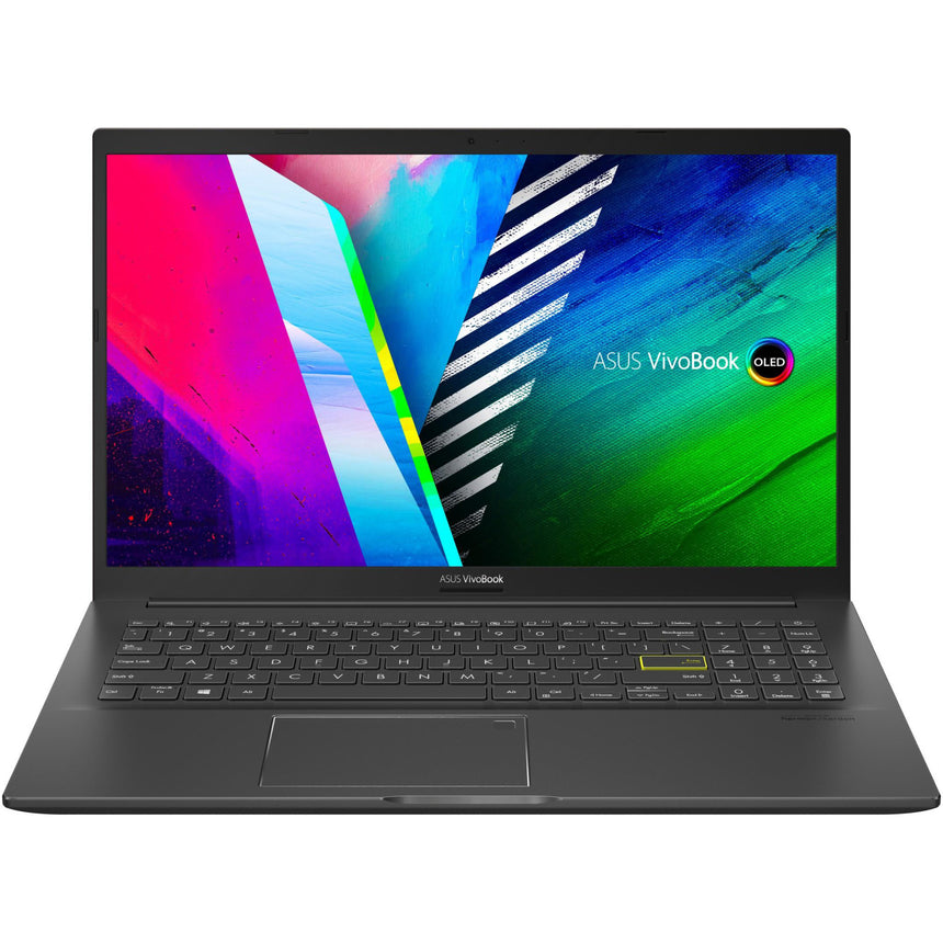 Laptop ASUS VivoBook 15 M513UA cu procesor AMD Ryzen™ 7 5700U, 15.6", Full HD, OLED, 8GB, 512GB SSD, AMD Radeon™ Graphics, No Os, Indie Black