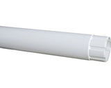 Burlan Metalic Bravo 4 m Ø 90 mm Alb