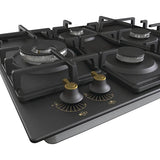 Plita incorporabila pe gaz, Gorenje, 60cm, 4 plite, 8150W, control mecanic, negru