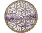 Ceas Perete Nextime Lotus Mov Ø 40 Cm