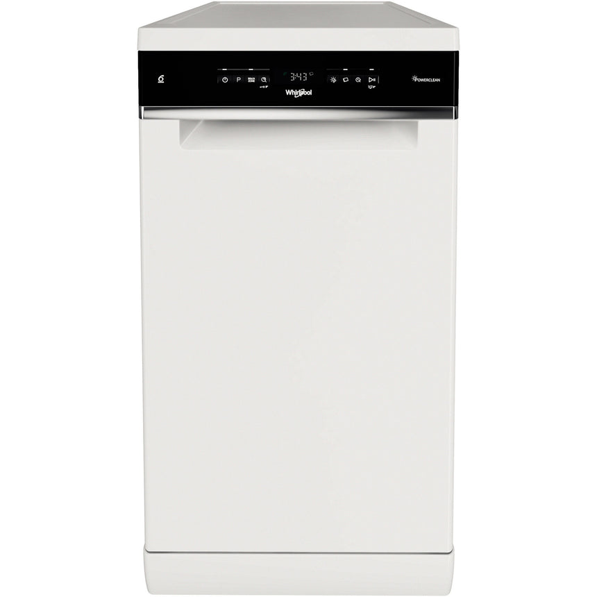 Masina de spalat vase Whirlpool WSFO 3B23 P, 10 seturi, 5 programe, Clasa E, 45 cm, Alb