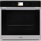 Cuptor incorporabil Whirlpool W9 OS2 4S1 P, Electric, 73 l, Autocuratare pirolitica, Tehnologia al 6-lea Simt, Ready2Cook, SteamSense, Grill, Clasa A+, Negru