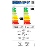 Masina de spalat rufe frontala slim cu uscator Candy Smart CSWS4 464TWMCE-S, 6/4 kg, 1400rpm, Clasa E, Alb