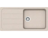 Chiuveta Bucatarie Cu O Cuva Schock Formhaus D-100l 100x50 Cm, Cu Picurator, Reversibila, Cristalite Sabbia