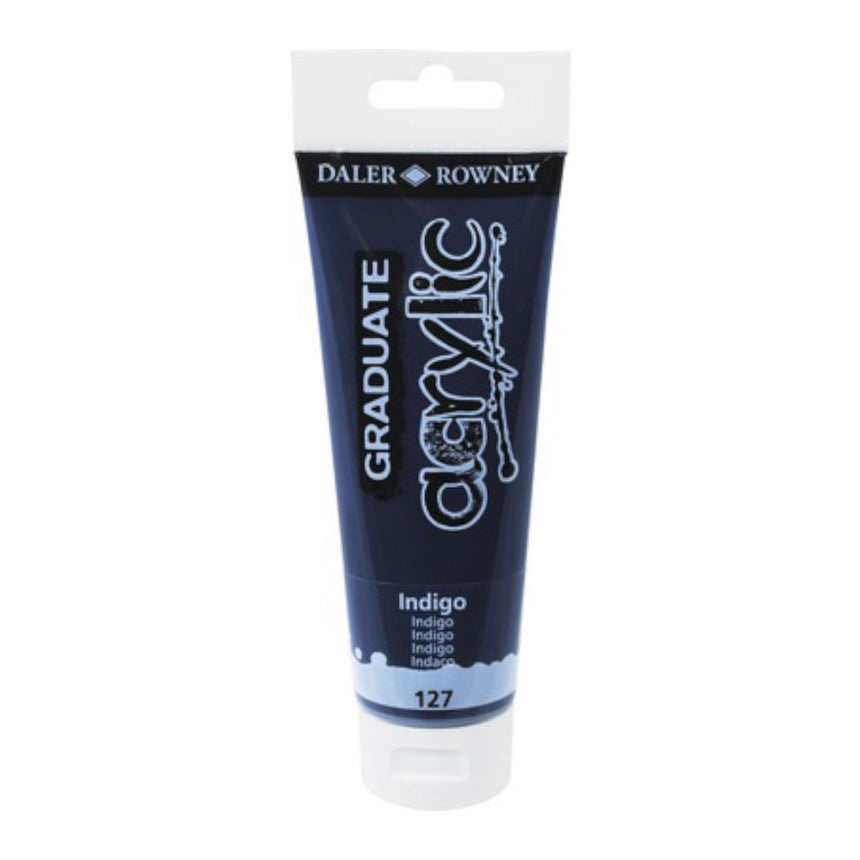 Vopsea Acrilica Graduate Daler Rowney - Indigo - 120 ml