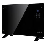 Convector electric TESY CN205EASLFRW B, 2000 W, suprafata sticla, display LED, Touch Control, negru