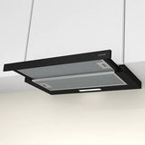 Hota telescopica Gorenje TH60E3B, 60 cm, max 350 m3/h, neagra